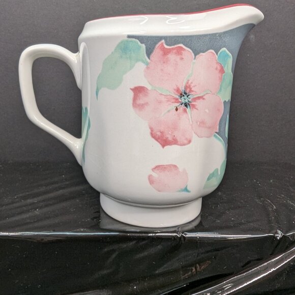 Sango Quadrille Semi Porcelain 214641 Savannah Pattern Creamer by Joan Luntz - Picture 3 of 7